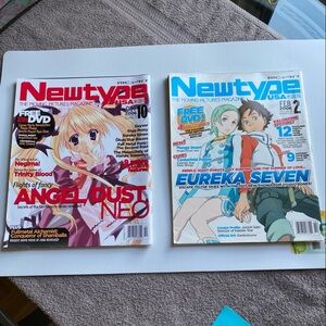 New Type Anime Magazine 2006 bundle (two in total)